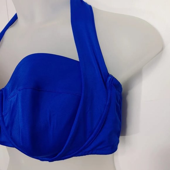 ASOS blue bikini top - Picture 5 of 5